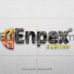 Realistic Mockup Logo 3D Reflection 1