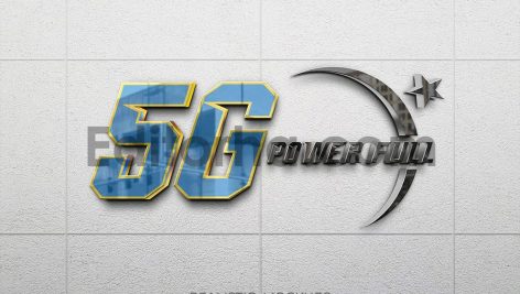 Realistic Mockup Logo 3D Reflection 2