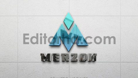 Realistic Mockup Logo 3D Reflection 5