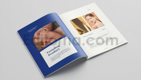 دانلود فایل لایه باز کاتالوگ و بروشور محصولات مراقبت از پوست و زیبایی