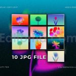 Vivid Grainy Bloom Backgrounds