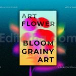 Vivid Grainy Bloom Backgrounds