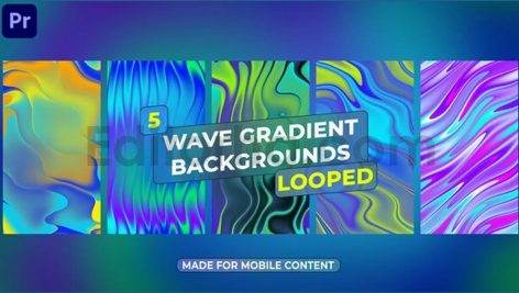 Wave Gradient Backgrounds | MOGRT