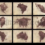 دانلود بک گراندهای تکسچر وینتیج روی نقشه جهان