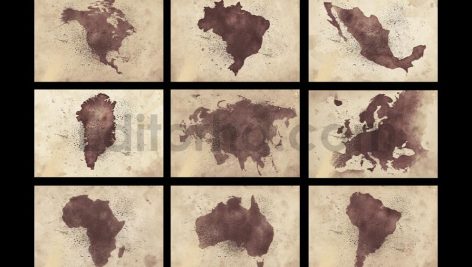 دانلود بک گراندهای تکسچر وینتیج روی نقشه جهان