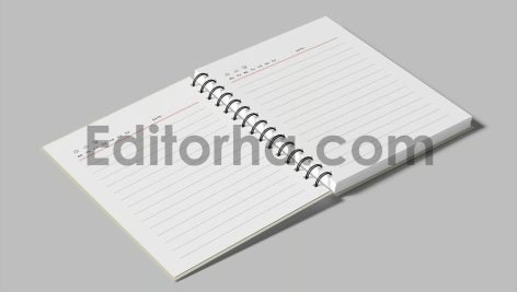 A5 Spiral Notebook Mockup2