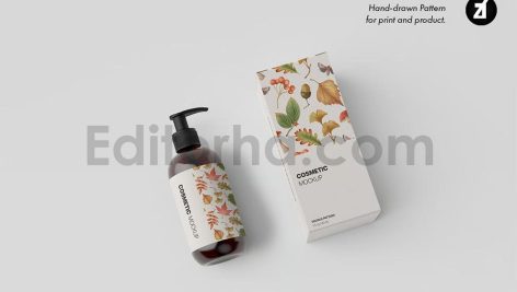 Autumn season illustration and pattern