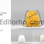 Drawstring Bag Mockup Set1