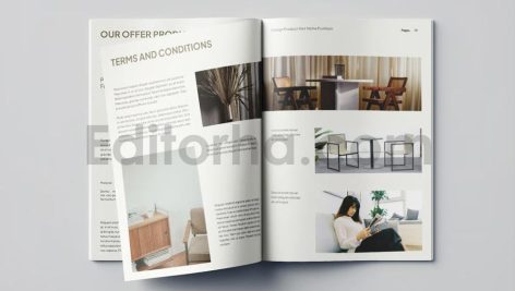 دانلود فایل لایه باز کاتالوگ مبلمان Furniture Catalog Vol.10