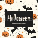 Halloween Vector Seamless Pattern