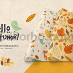 Hello Autumn Seamless Patterns