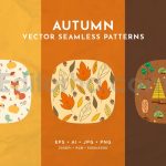 Hello Autumn Seamless Patterns