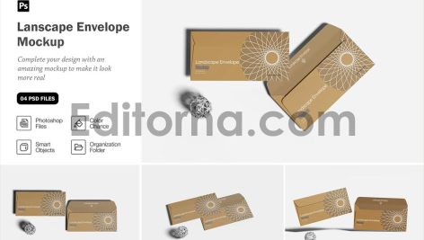 Landscape Envelope Mockup1