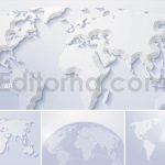 Light World Map Backgrounds