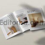 Opened A4 Magazine Mockup V2-4