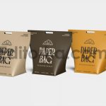 Paper Bag Packaging Mockup Set3
