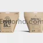 Paper Bag Packaging Mockup Set4