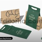 Paper Bag with Handle Mockup1