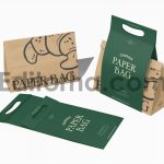 Paper Bag with Handle Mockup4