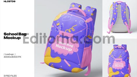 School Bag Mockup1