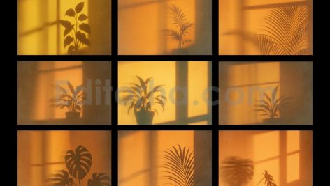 Silent Sunset Shadow Overlay Backgrounds