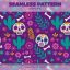 Skull Halloween - Pattern Background