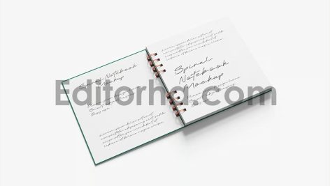 Spiral Notebook Mockup4