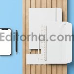 Top View Stationery Mockup6
