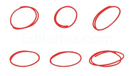 Hand-Drawn Red Circles and Ovals Animation