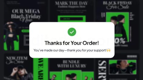 Black Friday Social Media Post Instagram Carousel