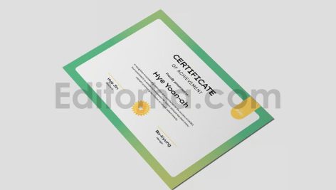 Saeroster - Certificate Template