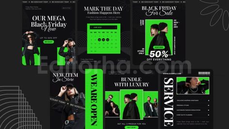 Black Friday Social Media Post Instagram Carousel