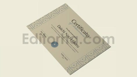 Kansicate - Certificate Template