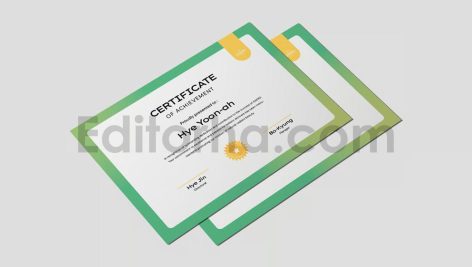 Saeroster - Certificate Template