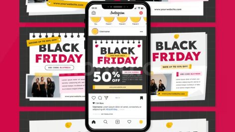 Black Friday Sale Social Media Post Template V1