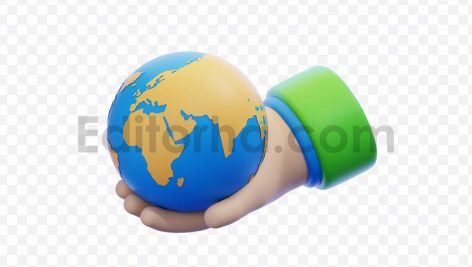 Environmental Conservation Hands and Globe