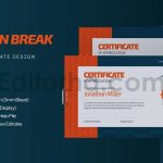 Chain Break - Certificate Template
