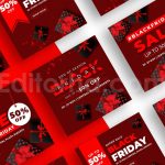 Black Friday Super Sale Instagram Post