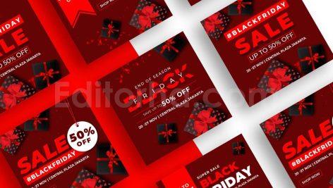 Black Friday Super Sale Instagram Post