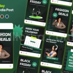 Black Friday Social Media Post Instagram Carousel