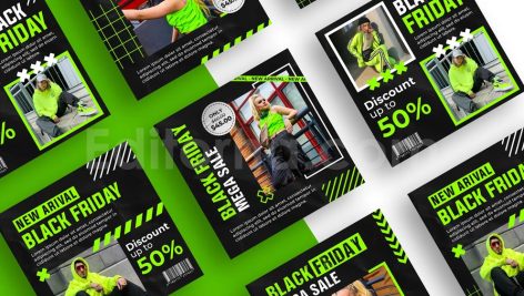 Black Friday Super Sale Instagram Post