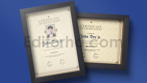 Kolaha - Graduation Certificate & Canva Template