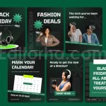 Black Friday Social Media Post Instagram Carousel