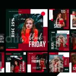 Black Friday Social Media Kit PSD & AI
