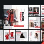 Black Friday Social Media Kit PSD & AI