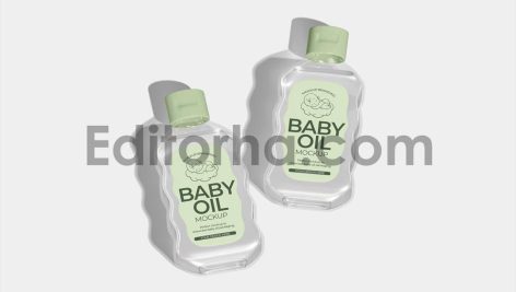 Baby Oil Bottle Mockup3