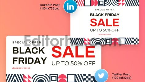 Black Friday Sale Social Media Banner Template2