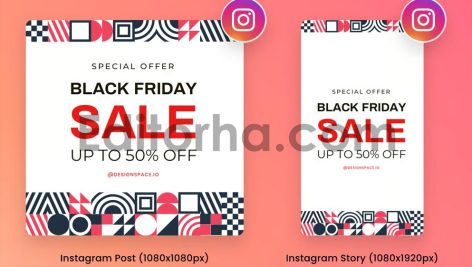 Black Friday Sale Social Media Banner Template3