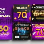 Black Friday Social Media Post Design Set1