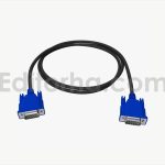 Black cable with dvi-d and vga connectors